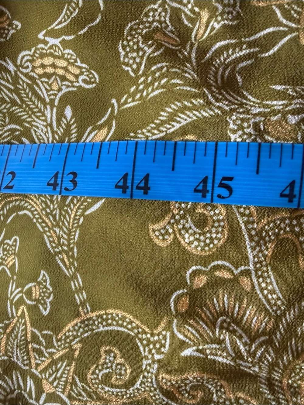 Umgee Olive Paisley Tiered Maxi Dress - Picture 6 of 9